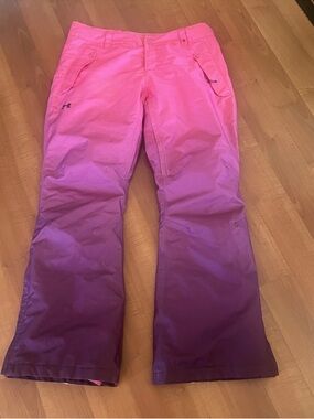 Under Armour Women's Pink to Purple Ombre  Ski Pants